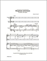 Requiem aeternam SATB choral sheet music cover
